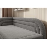 ELTAP Siva raztegljiva/s prostorom za shranjevanje sedežna garnitura iz tkanine bouclé levi kot 223 cm Fabillo – | Shoptok.si