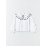 LC Waikiki Girl's Shirt with Embroidery Long Sleeve Baby Collar | Shoptok.si