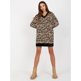 RUE PARIS Tunic-RP-TU-8189-3.66-black-beige | Shoptok.si