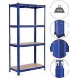 Songmics Regal 80 x 160 x 40 cm rjavo-moder,GLR44Q | Shoptok.si