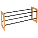 Wenko Crni/u prirodnoj boji metalni teleskopski stalak za cipele Ecori – | shoptok.hr