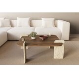  Konferencijski stočić PURO 90x90 cm orah/bež | Eponuda.com