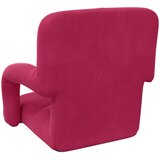 Podesivi podni naslonjač Vinska crvena Baršun | shoptok.hr