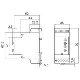 Eberle Controls MRI 1 tokovni merilni rele, (20992913) | Shoptok.si