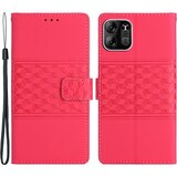 INORCO Za Tecno Spark Go 2023 4G PU usnjena torbica za telefon z natisnjenim rombom, stojalo, pokrov denarnice, (22034632) Cene