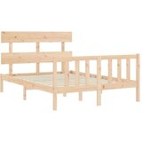  Okvir kreveta s uzglavljem 4FT6 bračni od masivnog drva | shoptok.hr