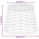  Sjenilo za svjetiljku smeđe Ø 20 x 15 cm od pruća | shoptok.hr
