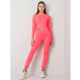 Fashion Hunters Fluo roze ženski sportski set Cene