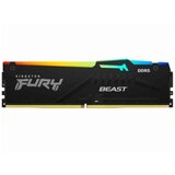 Kingston memorija 16GB/DIMM/DDR5/6400MHz/CL32/FURY beast rgb xmp Cene