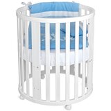 Bebi Snovi Krevetac za bebe Jezgro Okrugli, Beli | ePonuda.com