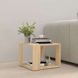  Klubska mizica sonoma hrast 40x40x30 cm konstruiran les, (20624899) | Shoptok.si