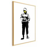  Plakat - Smiling Policeman 40x60 Zlatni okvir | shoptok.hr