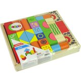  Set drvenih blokova za izgradnju dvoraca - šareni | shoptok.hr