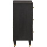  Kreveta s ladicama Crna 40 x 33 x 75 cm Čvrsto drvo manga | shoptok.hr