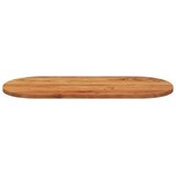 Stolna ploča 90x40x3,8 cm ovalna od masivnog drva bagrema | shoptok.hr