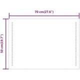  LED kupaonsko ogledalo 70x50 cm - 70 x 50 cm 1 | shoptok.hr