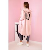 Kesi Oversize dark powder pink hooded cape | shoptok.hr