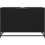 vidaXL Kupaonski ormarić za sudoper Crni hrast 90 x 33 x 60 cm | shoptok.hr