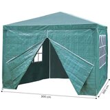 Multi Garden komercijalni vrtni paviljon šator – 3 × 3 m, 4 zida, zeleni | shoptok.hr
