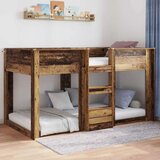  Krevet s daskama Staro drvo 90 x 200 cm Konstruirano drvo | shoptok.hr