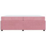  Okvir kreveta s madracem Ružičasta 200 x 200 cm Baršun | shoptok.hr