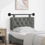  Držeće uzglavlje Zidne Tamno siva 100 x 55 x 7 cm Baršun - Tamno siva 90 cm bez LED | shoptok.hr