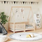 Maison Chic Otroški posteljni okvir - Otroški ležaj 70x140 cm trdna borovina-J2791, (21794326) | Shoptok.si