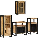 vidaXL Set namještaja za kupaonicu 4 kom. Smeđa 55 x 35 x 60 cm - masivno drvo manga Cijene