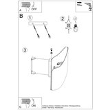  Zidna lampa TILA 30 crna | shoptok.hr