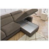 Bobochic Paris rjava raztegljiva kotna sedežna garnitura (s kotom po izbiri) monaco | Shoptok.si