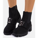 Gemre Black heeled ankle boots Seoul | Shoptok.si
