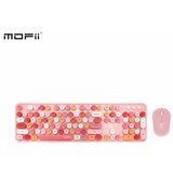 MOFII wl sweet dm retro set tastatura i miš u pink boji cene