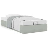 vidaXL Okvir kreveta bez madraca svjetlosivi 100x200 cm baršunasti | shoptok.hr
