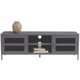 Premier Housewares Siva jeklena TV omarica 150x50x45 cm Acier – | Shoptok.si