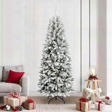 vidaXL Umjetno božićno drvce s stalakom Bijelo 78 x 78 x 210 cm | shoptok.hr