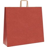  Papirnate vrećice 250 kom s ručkama crvene 54x15x49 cm | shoptok.hr