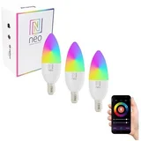 immax neo 07716C - komplet 3x led rgb+cct prigušiva sijalica E14/5,5W/230V wi-fi
