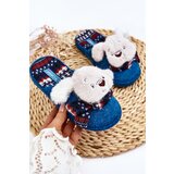 Boto Children's slippers with thick sole and bear blue Dasca | Eponuda.ba