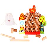 Tooky Toy drvena farma Jenga Slike