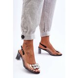 Kesi Transparent heel sandal black SBarski MR1037-43 | shoptok.hr