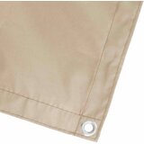  Zaslon za privatnost na balkonu 150 x 800 cm Polyester Bež | Shoptok.si
