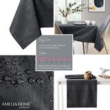 AmeliaHome Stolnjak Vesta 140x340 cm, grafitna | shoptok.hr
