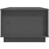  Klubska mizica siva 100x50x35 cm trdna borovina, (20711603) | Shoptok.si
