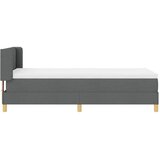  s opruga kutije Tamno siva 200 x 100 cm tkanina | shoptok.hr