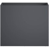  Vrtna saksija 2 kom. Antracit 50 x 20 x 40 cm Čelična vrata | shoptok.hr