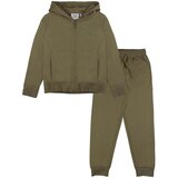 Leone 1947 Trenirka komplet Girl Tracksuits Love Kaki Cene