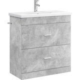  Set namještaja za kupaonicu Betonska siva 81 x 40 x 84,5 cm | shoptok.hr