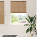 vidaXL Zavese in rolete z zavesami Svetlo rjava 100 x 160 cm Bambus | Shoptok.si