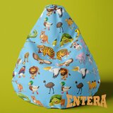 ENTERA Lazy bag - Šarene životinje na plavoj pozadini - 107 Cene
