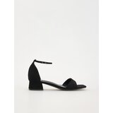 Reserved - Sandale s blok-potpeticama - crno | shoptok.hr